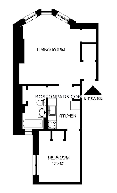 Northeastern/symphony 1 Bed 1 Bath Boston - $2,650