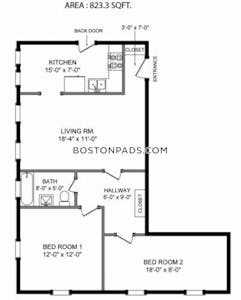 Cambridge 2 Beds 1 Bath  Harvard Square - $3,100 50% Fee