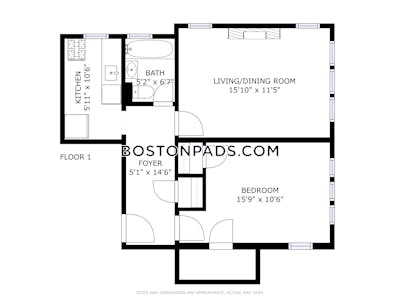 Allston 1.5 Beds 1 Bath Boston - $2,495 No Fee