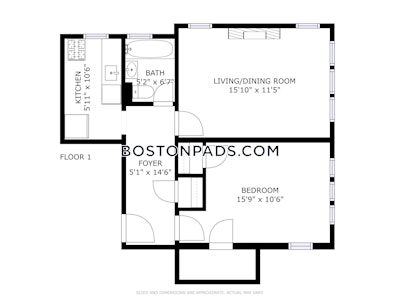 Allston 1.5 Beds 1 Bath Boston - $2,495 No Fee