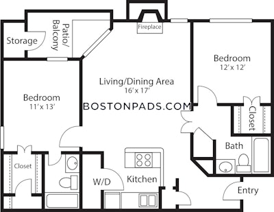 Quincy Apartment for rent 2 Bedrooms 2 Baths  South Quincy - $2,855